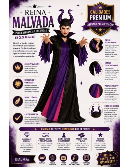 Fantasia Malvada Tamanho M | Fantasias para Adultos O Rei do Carnaval